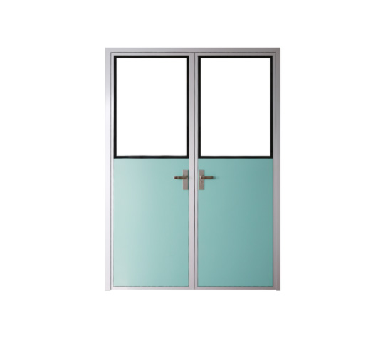 Melamine resin purified door